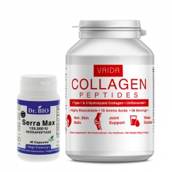 Pachet promotional Collagen Peptides + Serra Max